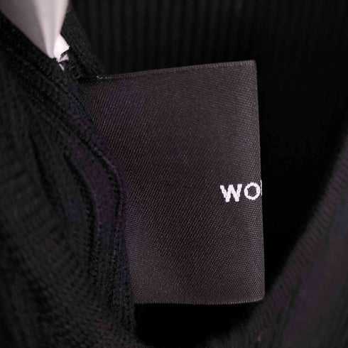 WONEM バックオープンスリットロングニットワンピース レディース FREE