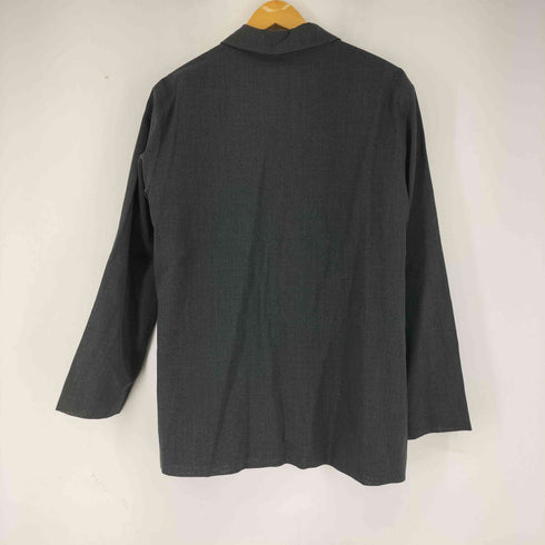 ヨウジヤマモト Yohji Yamamoto WORKSHOP オープンカラーシャツジャケット メンズ