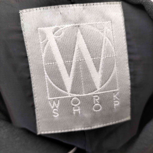 ヨウジヤマモト Yohji Yamamoto WORKSHOP オープンカラーシャツジャケット メンズ