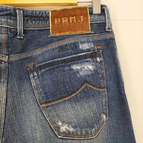 ヤコブコーエン JACOB COHEN ボタンフライダメージ加工デニムパンツ メンズ US:34-35