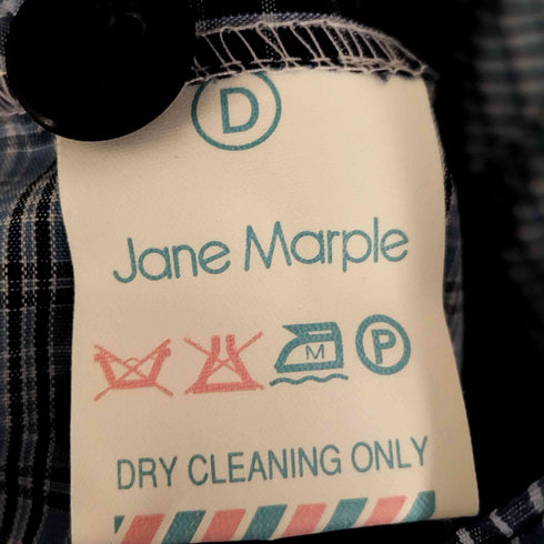 Jane Marple チェック パッチワークイレギュラーフリルヘムスカート ジャンパースカート レディース
