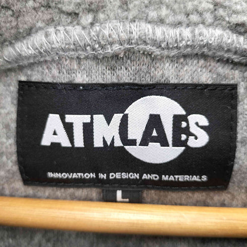 アトモス atmos ATMOS LAB HALF ZIP FLEECE HOODIE メンズ L