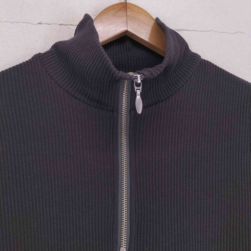 ALMA DESIGN ハーフジップリブニットマキシワンピース レディース