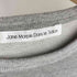 ジェーンマープルドンルサロン Jane Marple Dans Le Salon フロントプリント シャツスウェット切替ワンピース レディース M