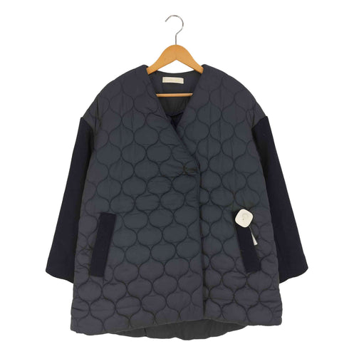 {MAYAMAYA メルトン切替中綿キルティングジャケット レディース JPN:M