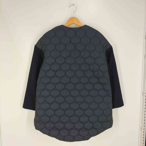 {MAYAMAYA メルトン切替中綿キルティングジャケット レディース JPN:M