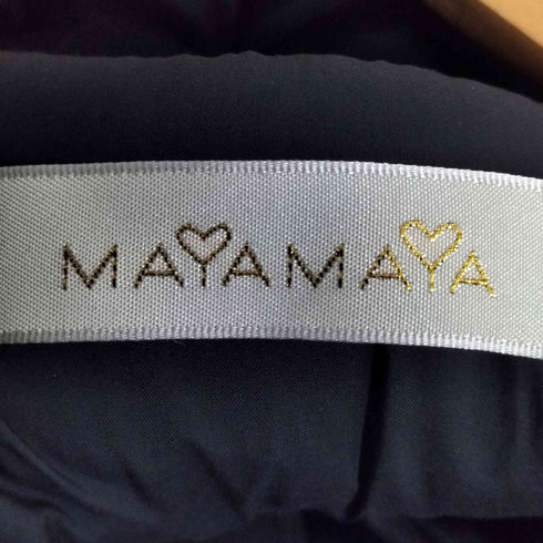{MAYAMAYA メルトン切替中綿キルティングジャケット レディース JPN:M