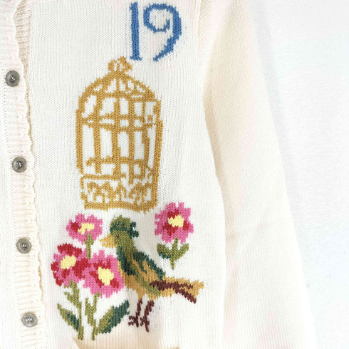 Jane Marple Fairt Tale Motif Cardigan レディース M