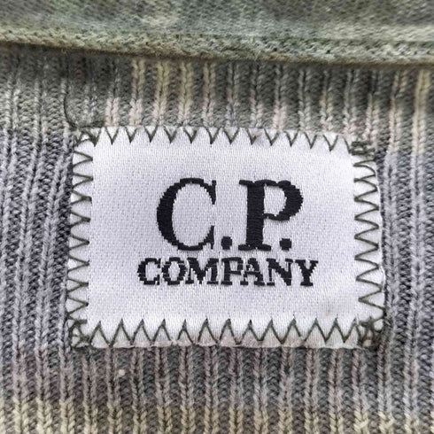 シーピーカンパニー C.P.COMPANY 00s ボーダーフーデッドカーディガン メンズ JPN:50
