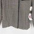 アクアスキュータム AQUASCUTUM 5B ガンクラブチェック ノーカラー 比翼 ジャケット レディース