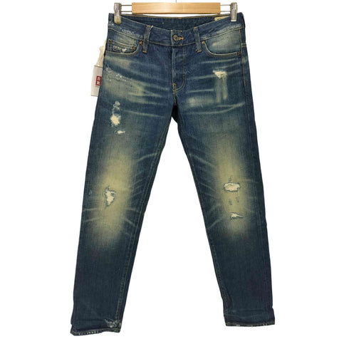 ジースターロー G-STAR RAW 3301 LOW TAPERED クラッシュ加工テーパードデニムパンツ メンズ W28L32
