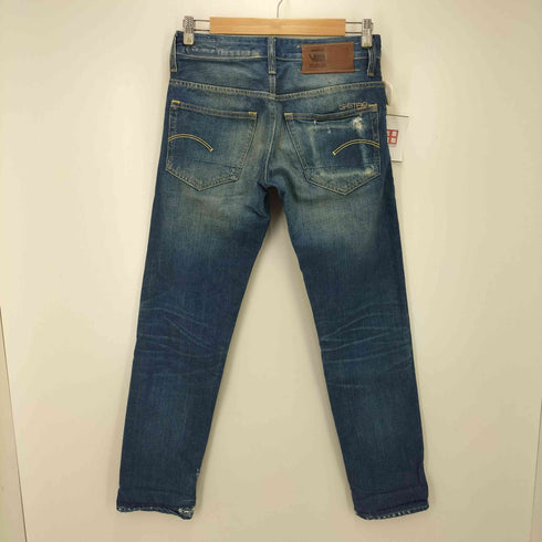 ジースターロー G-STAR RAW 3301 LOW TAPERED クラッシュ加工テーパードデニムパンツ メンズ W28L32