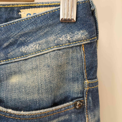 ジースターロー G-STAR RAW 3301 LOW TAPERED クラッシュ加工テーパードデニムパンツ メンズ W28L32