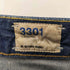 ジースターロー G-STAR RAW 3301 LOW TAPERED クラッシュ加工テーパードデニムパンツ メンズ W28L32