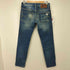 ジースターロー G-STAR RAW 3301 LOW TAPEREDクラッシュ加工テーパードデニムパンツ メンズ W29L32