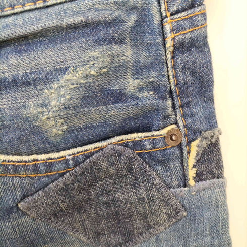 デニムアンドサプライ ラルフローレン DENIM & SUPPLY RALPH LAUREN クラッシュ加工デニムパンツ メンズ 30/32