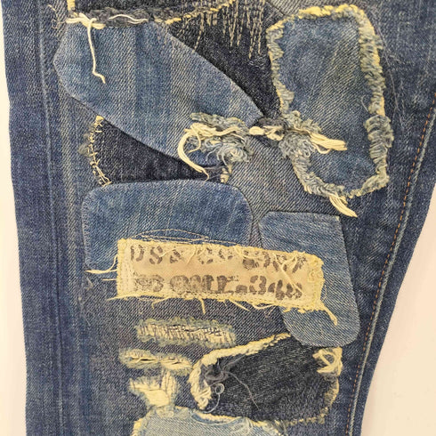 デニムアンドサプライ ラルフローレン DENIM & SUPPLY RALPH LAUREN クラッシュ加工デニムパンツ メンズ 30/32