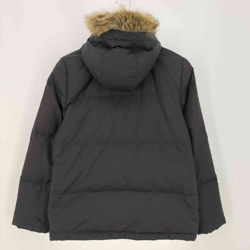 エディーバウアー Eddie Bauer 00s GOOSE DOWN ファー付 フーディダウンジャケット レディース import:S