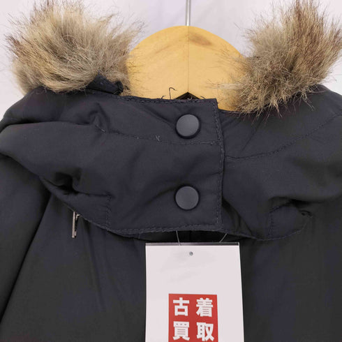 エディーバウアー Eddie Bauer 00s GOOSE DOWN ファー付 フーディダウンジャケット レディース import:S