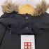 エディーバウアー Eddie Bauer 00s GOOSE DOWN ファー付 フーディダウンジャケット レディース import:S