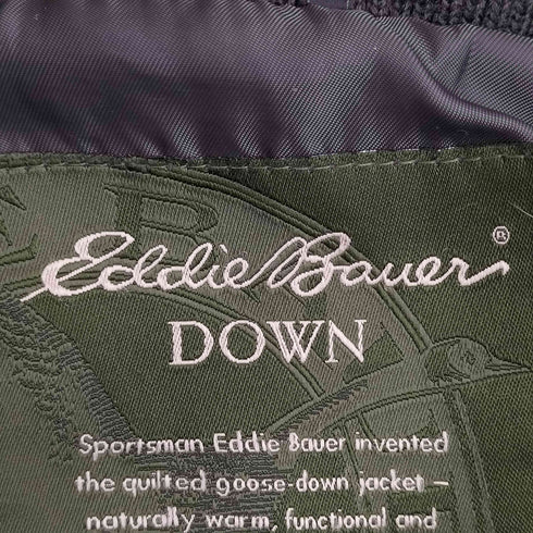 エディーバウアー Eddie Bauer 00s GOOSE DOWN ファー付 フーディダウンジャケット レディース import:S