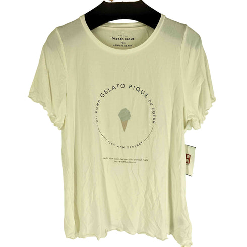 ジェラートピケ gelato pique 【10th】レーヨンロゴTシャツ レディース FREE