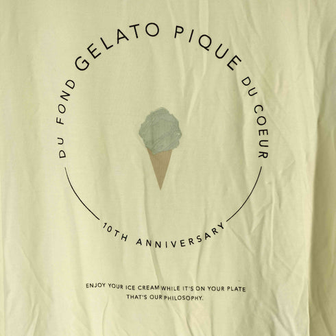 ジェラートピケ gelato pique 【10th】レーヨンロゴTシャツ レディース FREE