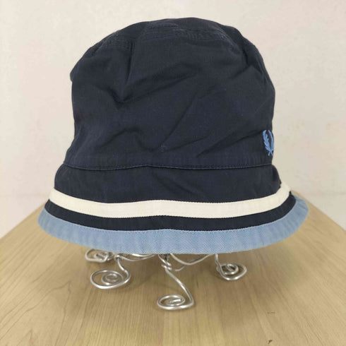 フレッドペリー FRED PERRY ロゴ刺繍リバーシブルバケットハット メンズ