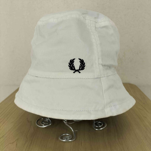 フレッドペリー FRED PERRY ロゴ刺繍リバーシブルバケットハット メンズ
