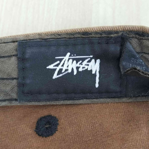 ステューシー Stussy ロゴ刺繍キャンプキャップ メンズ FREE