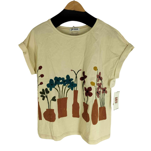 ホコモモラ Jocomomola Serenidad 花瓶モチーフプリントTシャツ レディース JPN:40