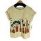 ホコモモラ Jocomomola Serenidad 花瓶モチーフプリントTシャツ レディース JPN:40