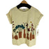 ホコモモラ Jocomomola Serenidad 花瓶モチーフプリントTシャツ レディース JPN:40