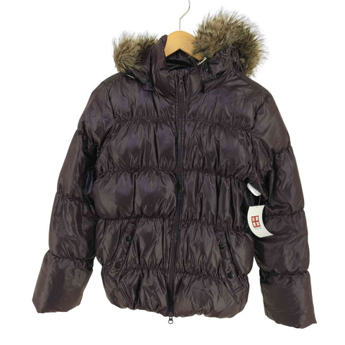 ギャップ Gap イミテーションファー ダウンジャケット レディース import:M