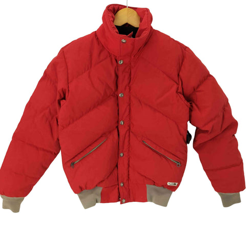 ザノースフェイス THE NORTH FACE 80S MADE IN USA 茶タグ ロケットタロン ハイネックダウンジャケット メンズ import:S
