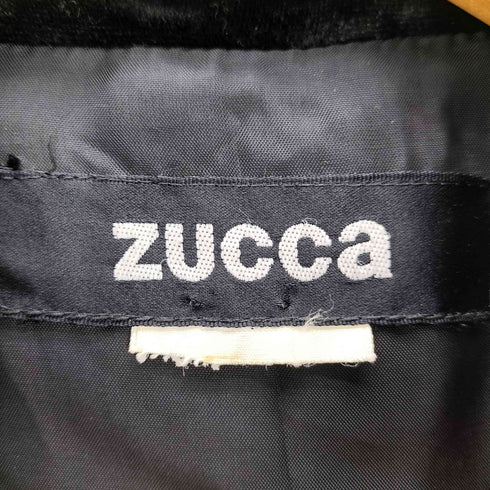 ズッカ ZUCCa ベロアロングコート デザインボタン レディース