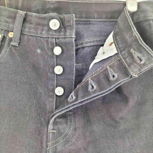 リーバイス Levis 501 後染めブラックデニムパンツ ボタン裏4032 メキシコ製 メンズ 32/32
