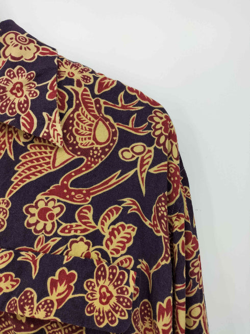80-90S T-KIDS フラップポケット ループカラー オープンカラー L/S シャツ メンズ