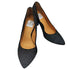 ランバンオンブルー LANVIN en Bleu ドット チェック ヒール パンプス レディース JPN:23