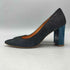 ランバンオンブルー LANVIN en Bleu ドット チェック ヒール パンプス レディース JPN:23