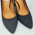 ランバンオンブルー LANVIN en Bleu ドット チェック ヒール パンプス レディース JPN:23