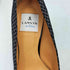 ランバンオンブルー LANVIN en Bleu ドット チェック ヒール パンプス レディース JPN:23