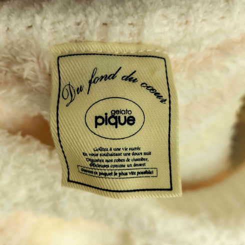ジェラートピケ gelato pique もこもこボーダー ショートパンツ ルームウェア レディース FREE