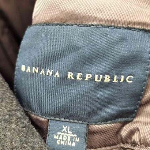 バナナリパブリック BANANA REPUBLIC カシミヤ混ウールチェスターロングコート メンズ import:XL