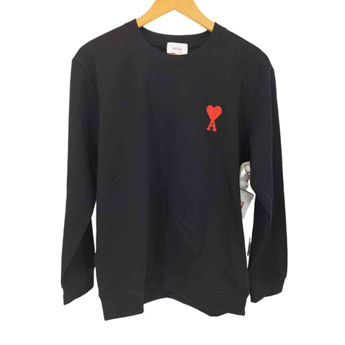アミアレクサンドルマテュッシ AMI ALEXANDRE MATTIUSSI ロゴ刺繍 クルーネック L/S Tシャツ メンズ 2XL