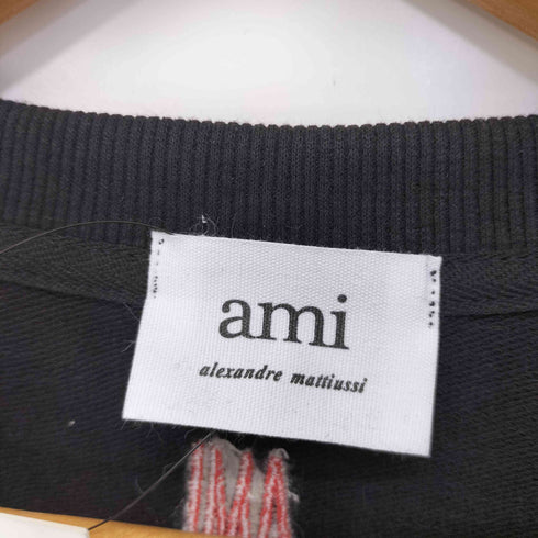 アミアレクサンドルマテュッシ AMI ALEXANDRE MATTIUSSI ロゴ刺繍 クルーネック L/S Tシャツ メンズ 2XL
