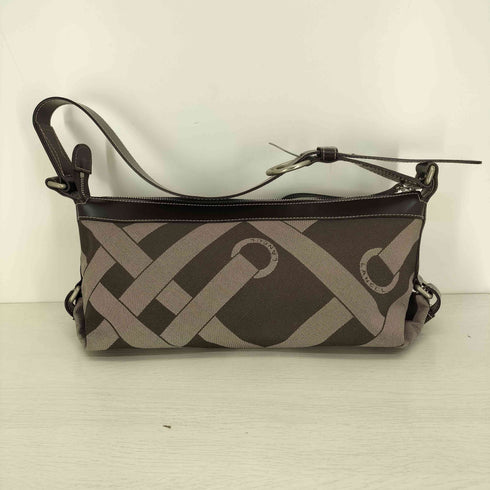 ランセル LANCEL レザー ベルト 総柄 トート バッグ レディース
