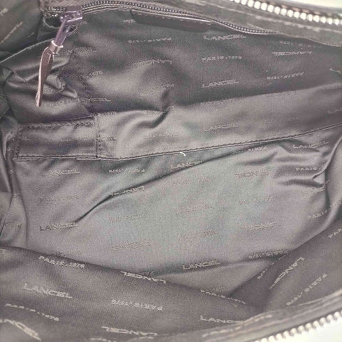 ランセル LANCEL レザー ベルト 総柄 トート バッグ レディース