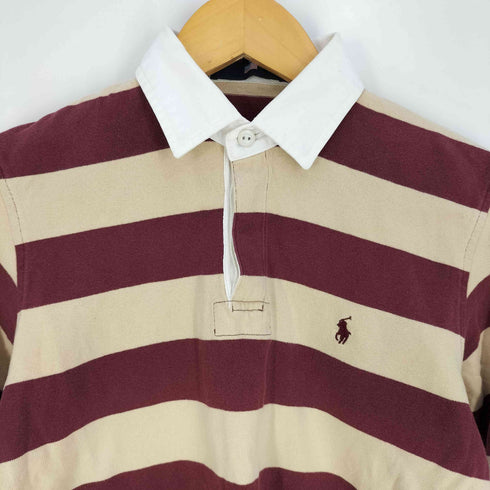 ポロスポーツラルフローレン POLO SPORT RALPH LAUREN ポニー刺繍 ボーダー ラガーシャツ レディース import:L