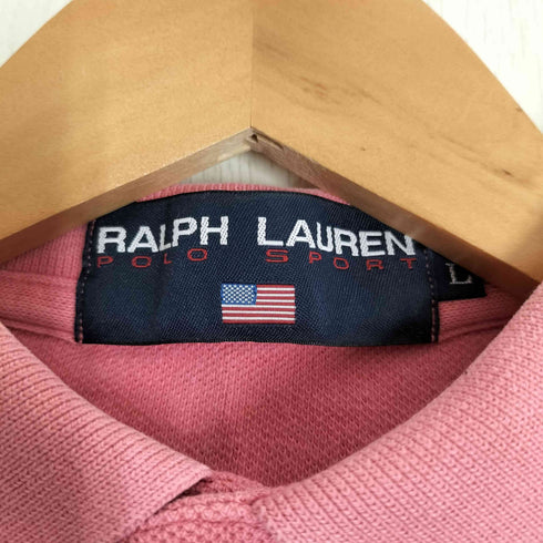 ポロスポーツラルフローレン POLO SPORT RALPH LAUREN ポニー刺繍 鹿の子 ポロシャツ レディース import:L